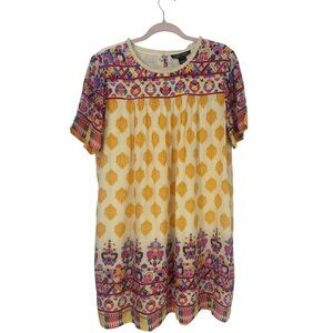 🌸 NWT Anthropologie Tanvi Kedia Narcisa Caltha Swing Dress M 🌸
